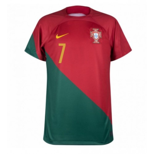 Maillot de foot le Portugal Cristiano Ronaldo #7 Domicile Monde 2022 Manches Courte